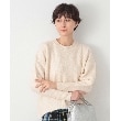 デッサン(レディース)(Dessin(Ladies))の【洗える】ショート丈ワイドクルーネックニット（XS～L） アイボリー(004)