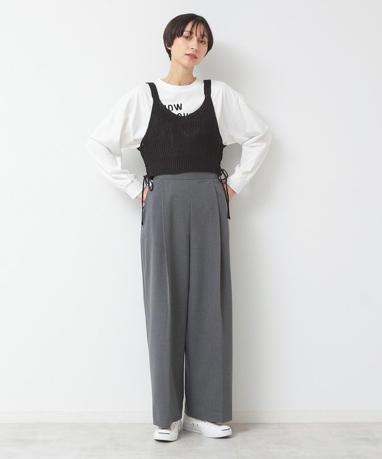 デッサン(レディース)(Dessin(Ladies))の【洗える】サイドレースアップビスチェ3