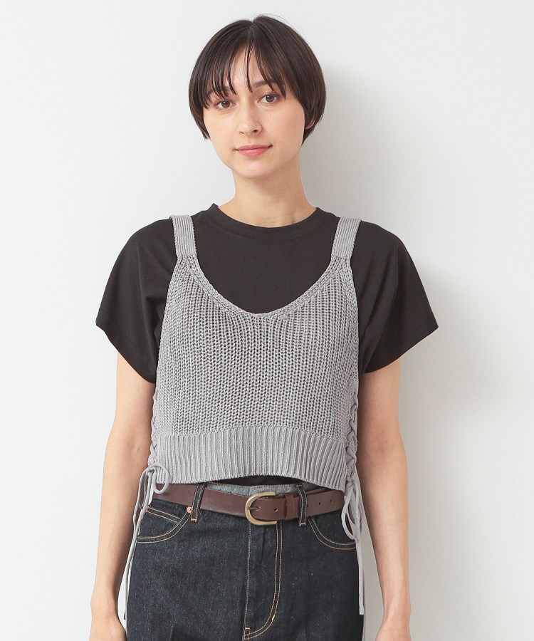 デッサン(レディース)(Dessin(Ladies))の【洗える】サイドレースアップビスチェ9