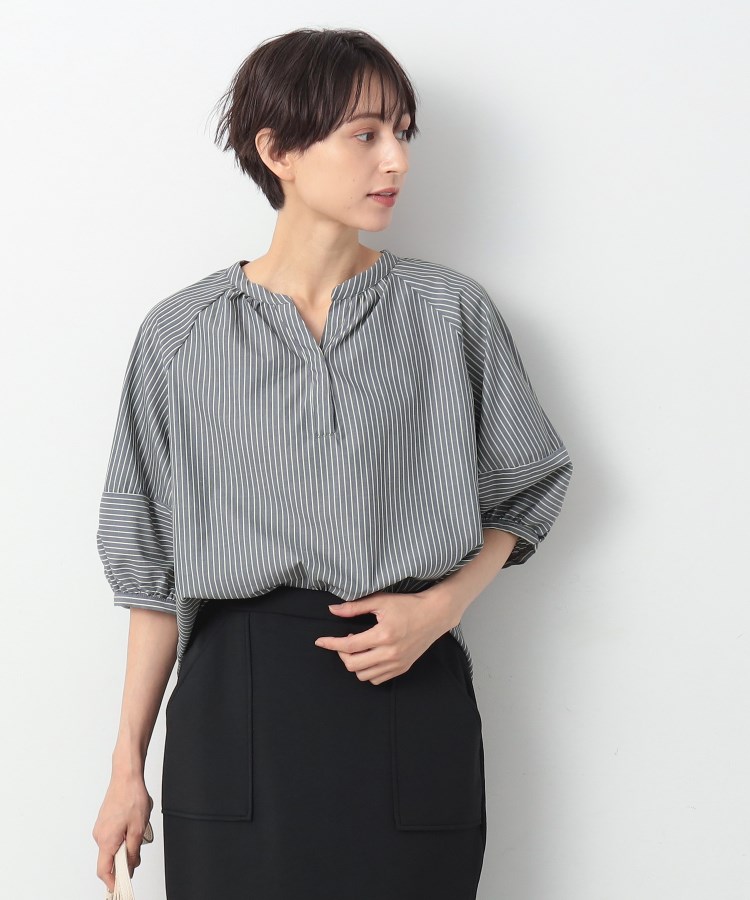 デッサン(レディース)(Dessin(Ladies))の【洗える】ランタンスリーブブラウス（XS～L）5
