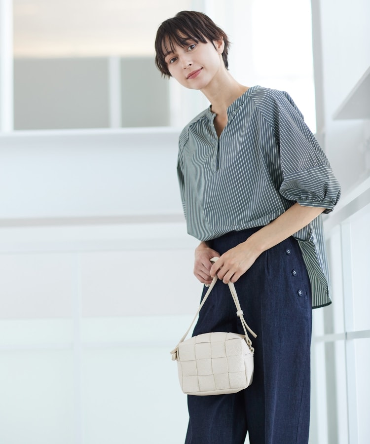 デッサン(レディース)(Dessin(Ladies))の【洗える】ランタンスリーブブラウス（XS～L）2