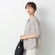デッサン(レディース)(Dessin(Ladies))の【洗える】ランタンスリーブブラウス（XS～L） ブラウン(344)
