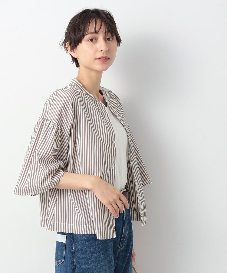 デッサン(レディース)(Dessin(Ladies))の【洗える】フレアスリーブブラウス（XS～L）14