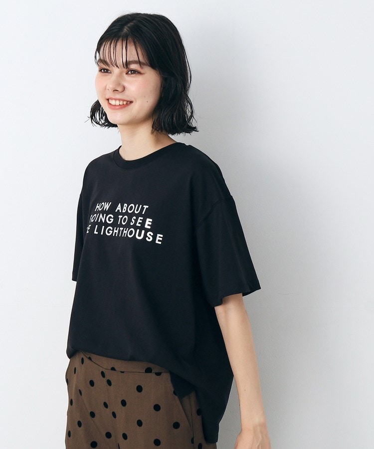 デッサン(レディース)(Dessin(Ladies))のレタード箔プリントTシャツ（XS～L）5
