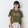 デッサン(レディース)(Dessin(Ladies))のレタード箔プリントTシャツ（XS～L） カーキ(027)