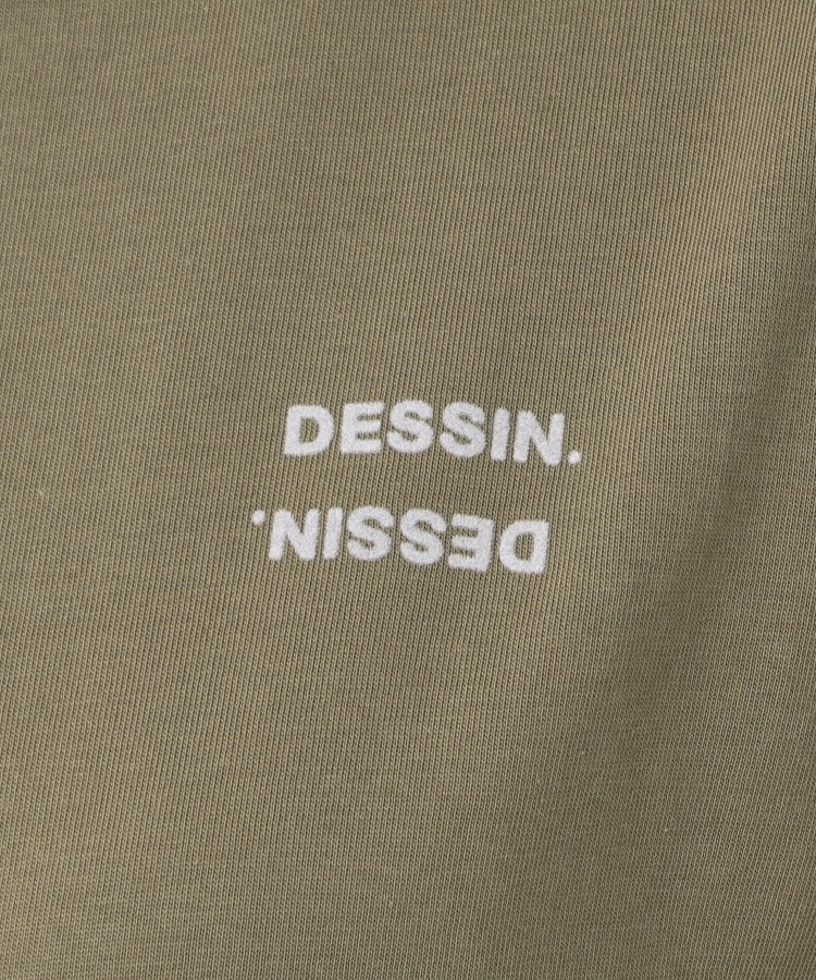 デッサン(レディース)(Dessin(Ladies))のフロッキープリントポイントロゴTシャツ（XS～L）8