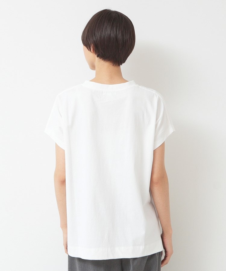 デッサン(レディース)(Dessin(Ladies))のフロッキープリントポイントロゴTシャツ（XS～L）15