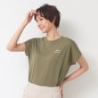 デッサン(レディース)(Dessin(Ladies))のフロッキープリントポイントロゴTシャツ（XS～L）6
