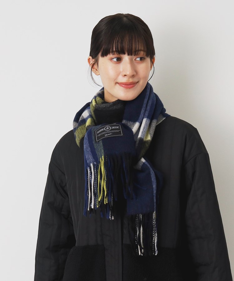 デッサン(レディース)(Dessin(Ladies))の【洗える】チェックウールストール5