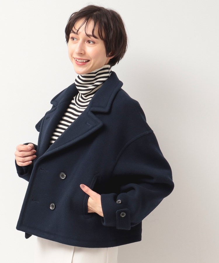 ショートPコートジャケット(Pコート) | Dessin(Ladies ショートPコートジャケット(Pコート) | Dessin(Ladies