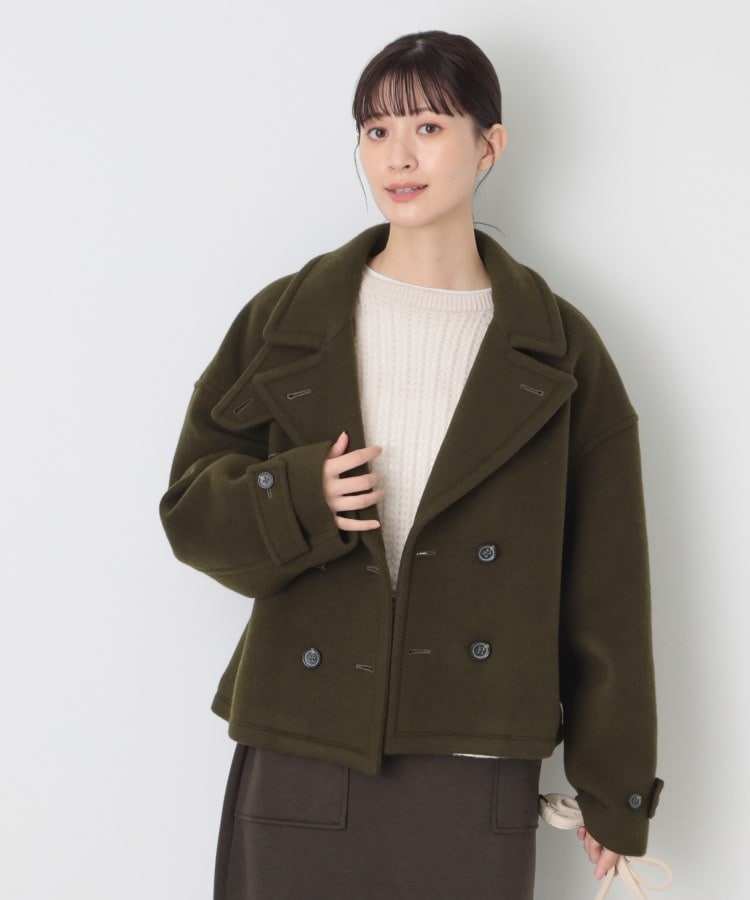 ショートPコートジャケット(Pコート) | Dessin(Ladies ショートPコートジャケット(Pコート) | Dessin(Ladies