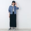 デッサン(レディース)(Dessin(Ladies))の【洗える】微光沢短丈ブルゾン11