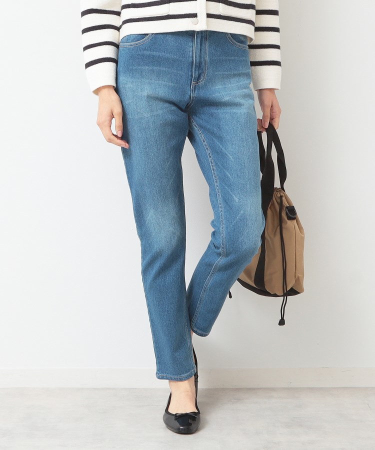 デッサン(レディース)(Dessin(Ladies))のストレッチスリムデニムパンツ(XS~L)5