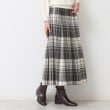 デッサン(レディース)(Dessin(Ladies))の【洗える】チェック柄タックプリーツスカート(XS~L)1