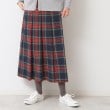 デッサン(レディース)(Dessin(Ladies))の【洗える】チェック柄タックプリーツスカート(XS~L) ブルー(293)