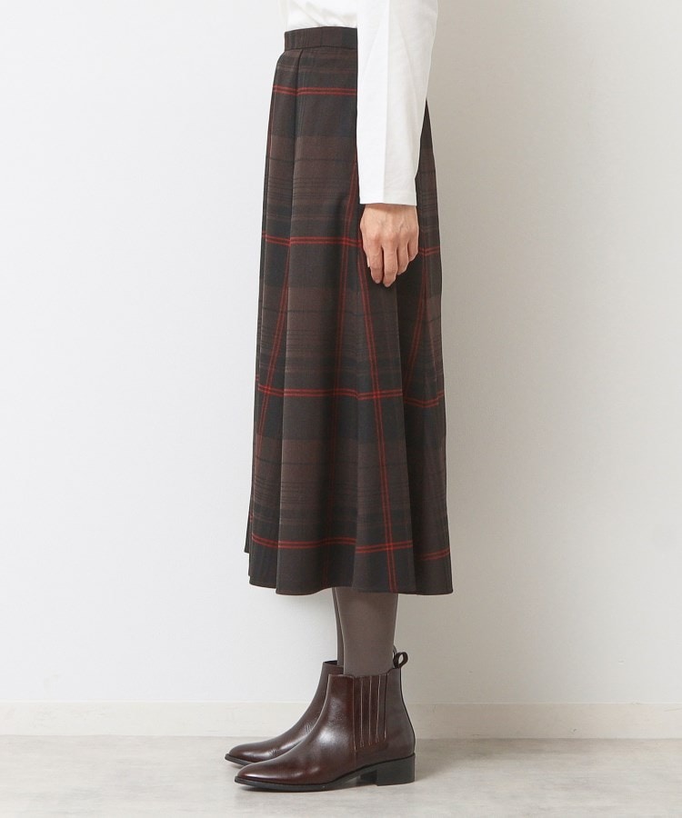 デッサン(レディース)(Dessin(Ladies))の【後ろゴム・洗える】チェック柄フレアースカート(XS～L)16
