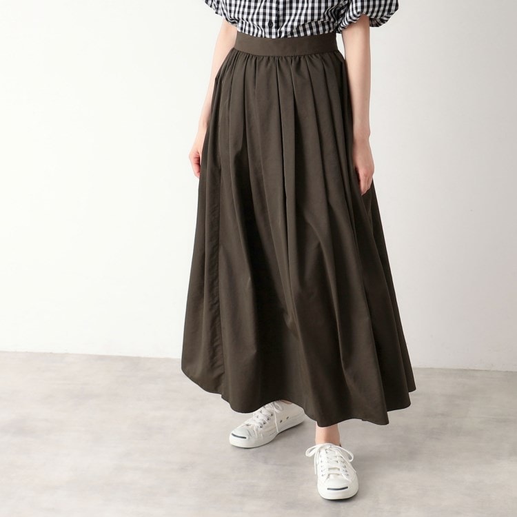 デッサン(レディース)(Dessin(Ladies))の【洗える】ワッシャースカート（XS～L） マキシ・ロングスカート