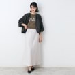 デッサン(レディース)(Dessin(Ladies))の【洗える】バルーンスリーブファブリックカーデ7