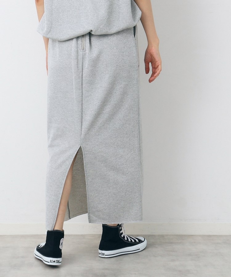 デッサン(レディース)(Dessin(Ladies))の【洗える】ラメ裏毛タイトスカート1