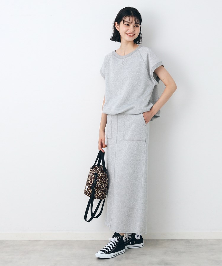 デッサン(レディース)(Dessin(Ladies))の【洗える】ラメ裏毛タイトスカート2