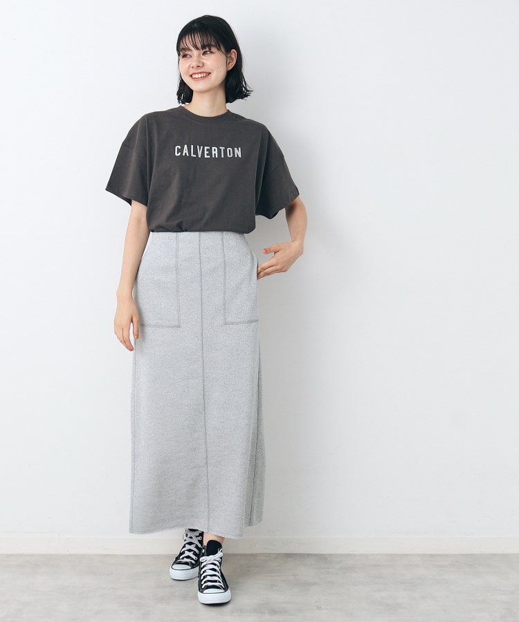 デッサン(レディース)(Dessin(Ladies))の【洗える】ラメ裏毛タイトスカート3