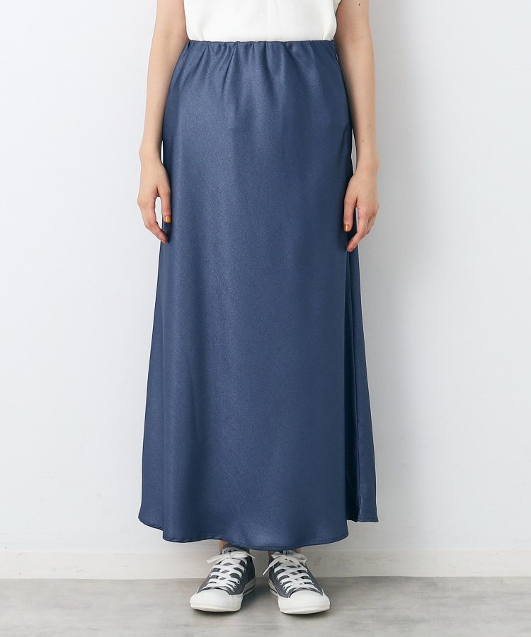 デッサン(レディース)(Dessin(Ladies))の【洗える】ナローサテンロングスカート9