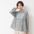 デッサン(レディース)(Dessin(Ladies))の【洗える】シアーペプラムシャツ（S～L）1