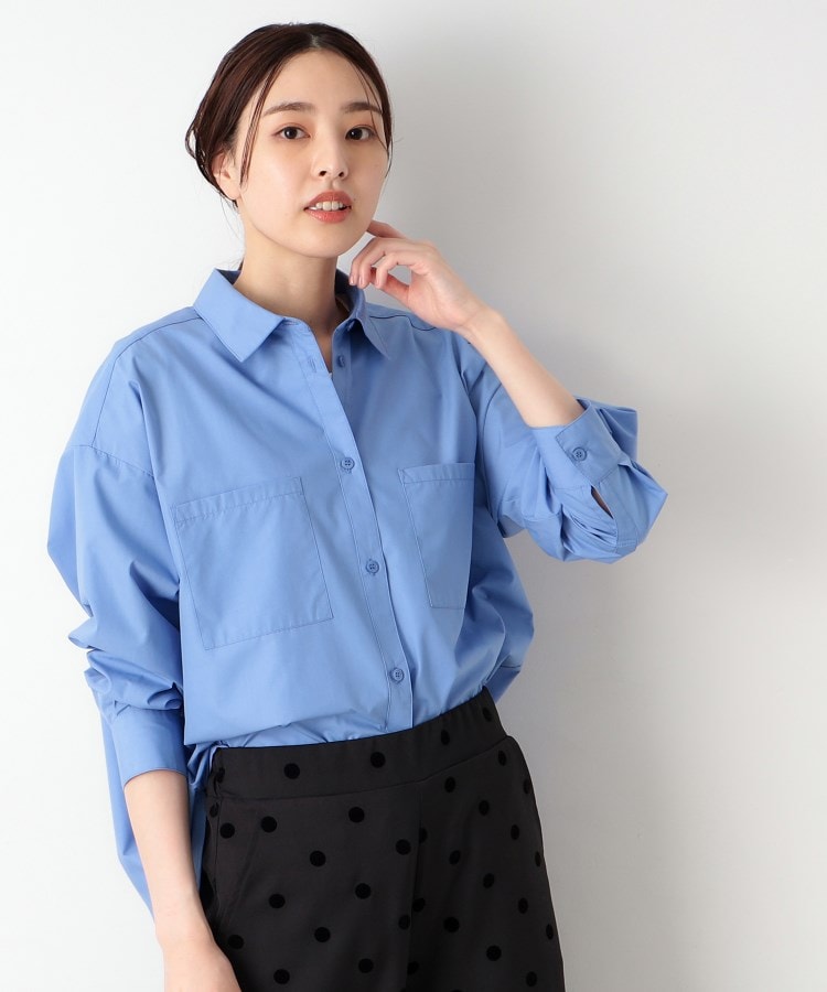 デッサン(レディース)(Dessin(Ladies))の【洗える】オーバーシャツ10