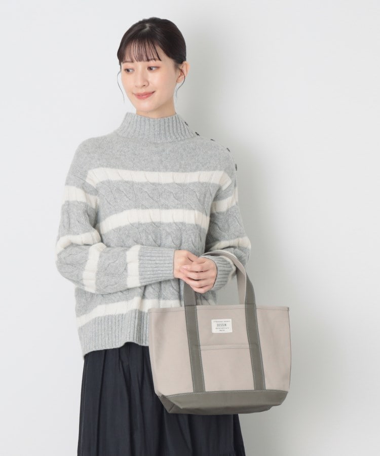 デッサン(レディース)(Dessin(Ladies))の6号帆布ボートバッグ グレー(012)