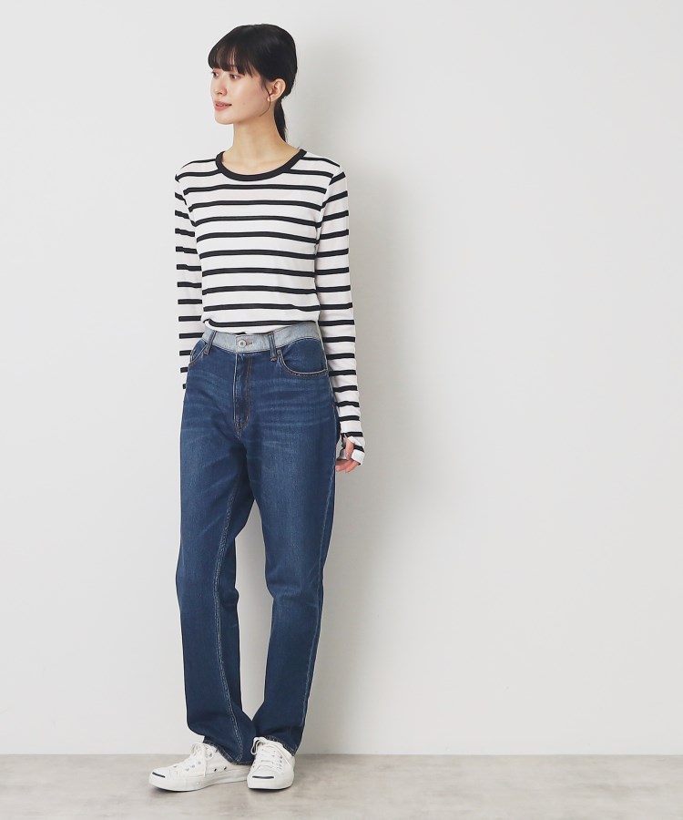 デッサン(レディース)(Dessin(Ladies))の【洗える】リブクルーネックロングスリーブ11