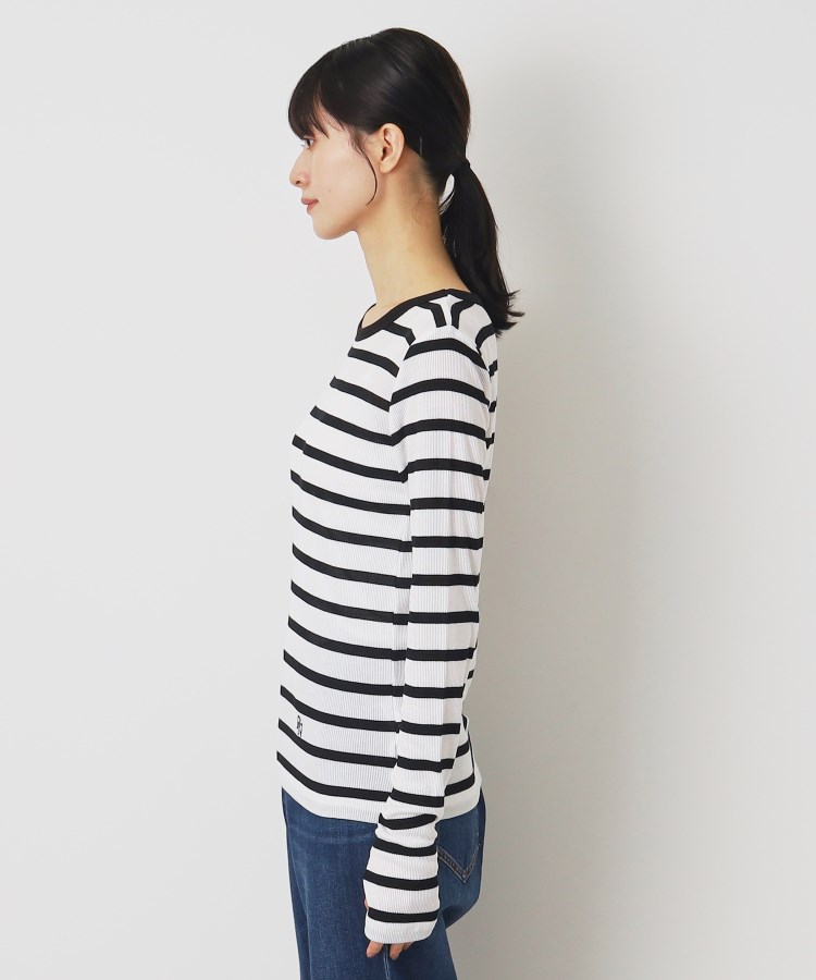 デッサン(レディース)(Dessin(Ladies))の【洗える】リブクルーネックロングスリーブ14