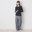 デッサン(レディース)(Dessin(Ladies))の【洗える】リブクルーネックロングスリーブ7