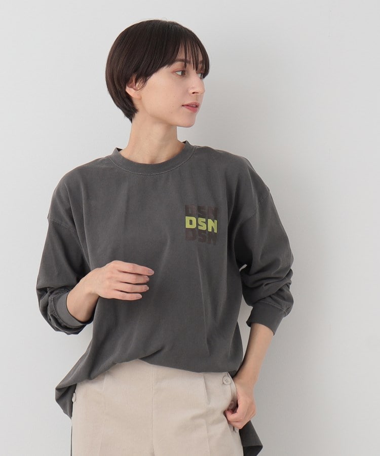 デッサン(レディース)(Dessin(Ladies))の【ピグメント染め】ルーズシルエットロンT1