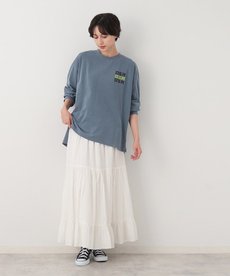 デッサン(レディース)(Dessin(Ladies))の【ピグメント染め】ルーズシルエットロンT11