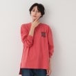 デッサン(レディース)(Dessin(Ladies))の【ピグメント染め】ルーズシルエットロンT ピンク(074)