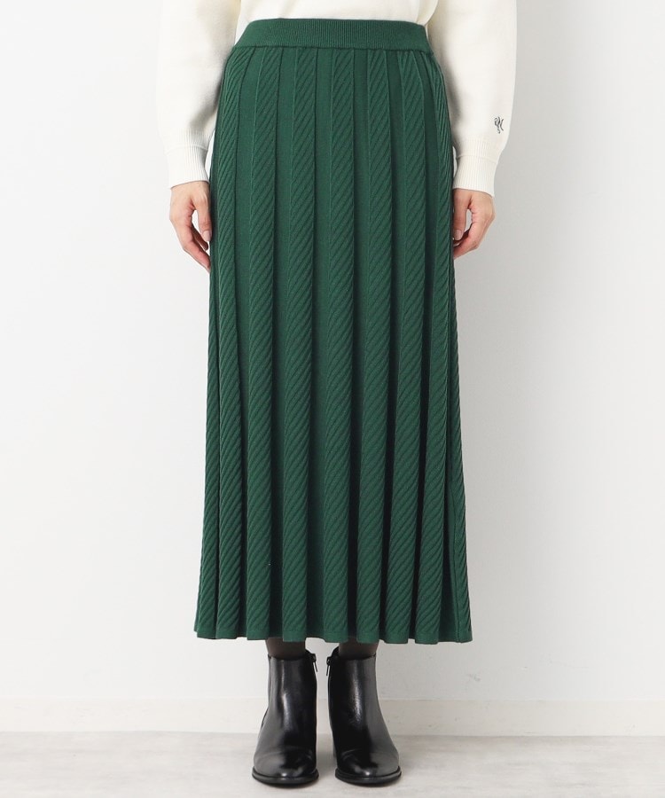 デッサン(レディース)(Dessin(Ladies))の【洗える】ヤブリ柄ニットスカート（S～L）13