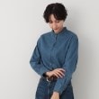 デッサン(レディース)(Dessin(Ladies))の【洗える】フリルネックデニムシャツ6