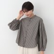 デッサン(レディース)(Dessin(Ladies))の【洗える】バルーンスリーブバンドカラーシャツ（XS～L）10