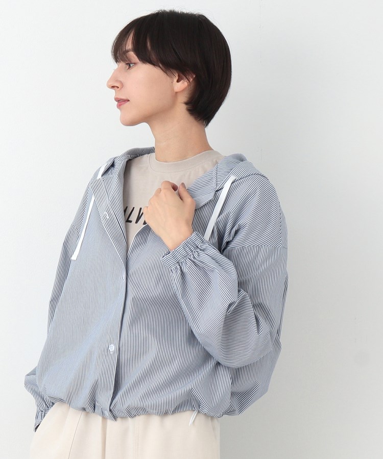 デッサン(レディース)(Dessin(Ladies))の【洗える】フーデットブラウス2