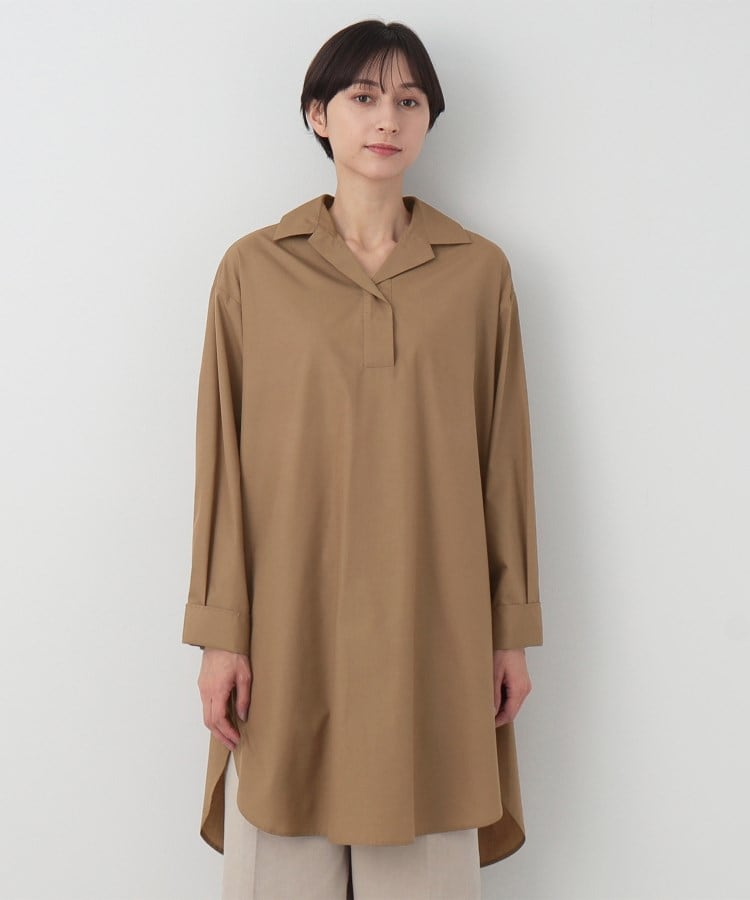 デッサン(レディース)(Dessin(Ladies))の【洗える】スキッパーシャツワンピース13