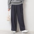 デッサン(レディース)(Dessin(Ladies))の【洗える】タックワイドパンツ ネイビー(094)