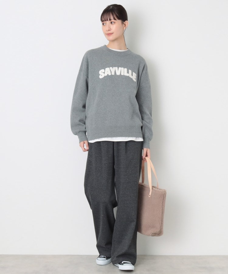 デッサン(レディース)(Dessin(Ladies))の【後ろウエストゴム・洗える】リラックスワイドパンツ（XS～L）3