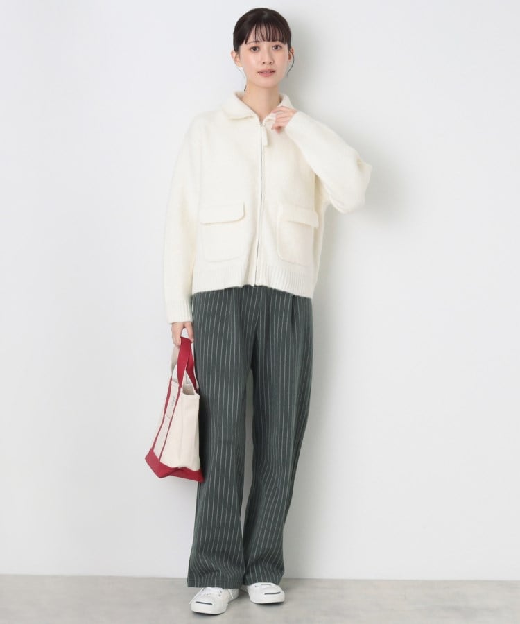 デッサン(レディース)(Dessin(Ladies))の【後ろウエストゴム・洗える】リラックスワイドパンツ（XS～L）7