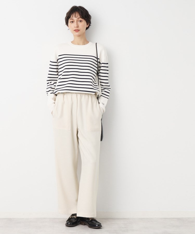 デッサン(レディース)(Dessin(Ladies))の【ウエストゴム・洗える】アウトポケット付きパンツ（XS～L）2