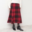 デッサン(レディース)(Dessin(Ladies))の【洗える】起毛チェック柄切替フレアースカート（XS～L）9
