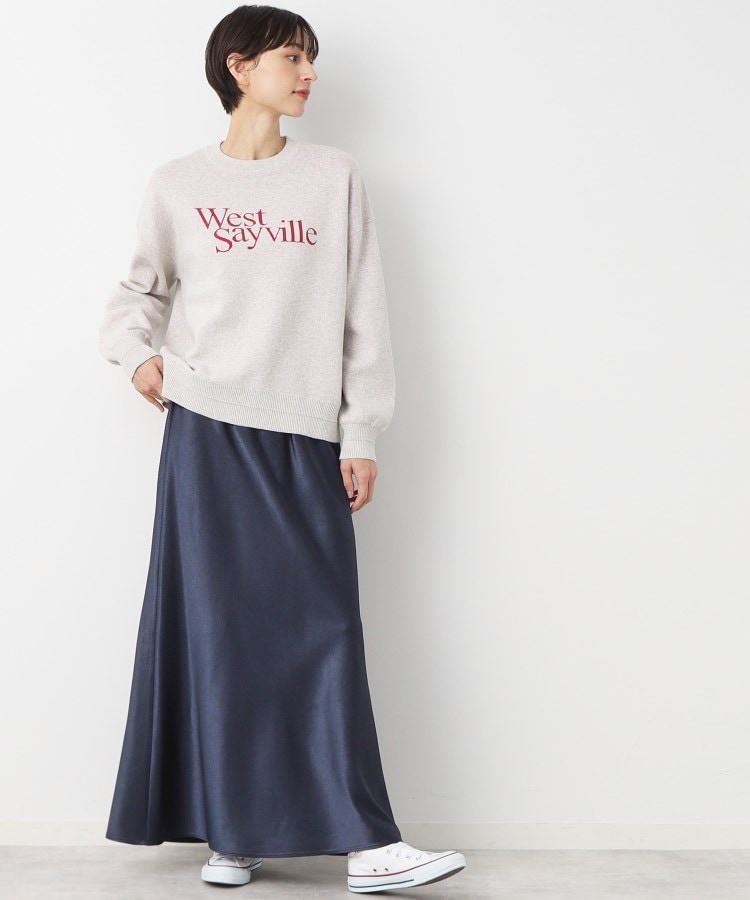 デッサン(レディース)(Dessin(Ladies))の【洗える】ナローサテンロングスカート7