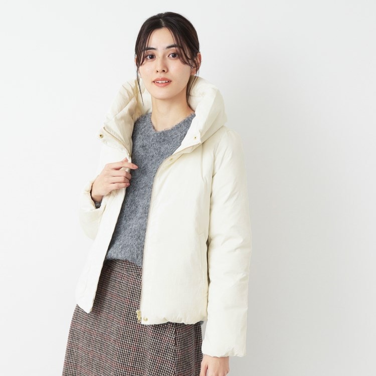 デッサン(レディース)(Dessin(Ladies))のステッチレスダウンショート（XS～L） ダウンジャケット/コート