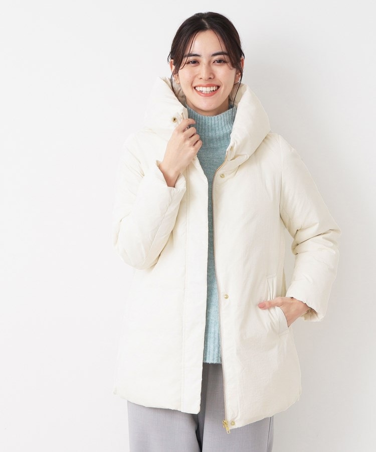 ステッチレスミドル丈ダウン(XS~L)(ダウンジャケット/コート ステッチレスミドル丈ダウン(XS~L)(ダウンジャケット/コート
