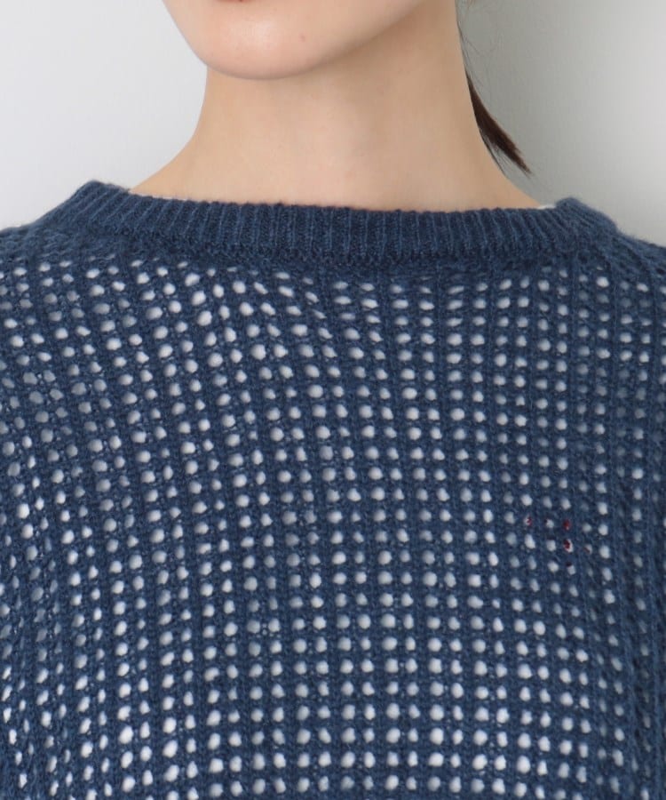 デッサン(レディース)(Dessin(Ladies))の【洗える】ウールブレンドメッシュニット16