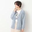 デッサン(レディース)(Dessin(Ladies))の【洗える】モール素材カーディガン ブルー(091)